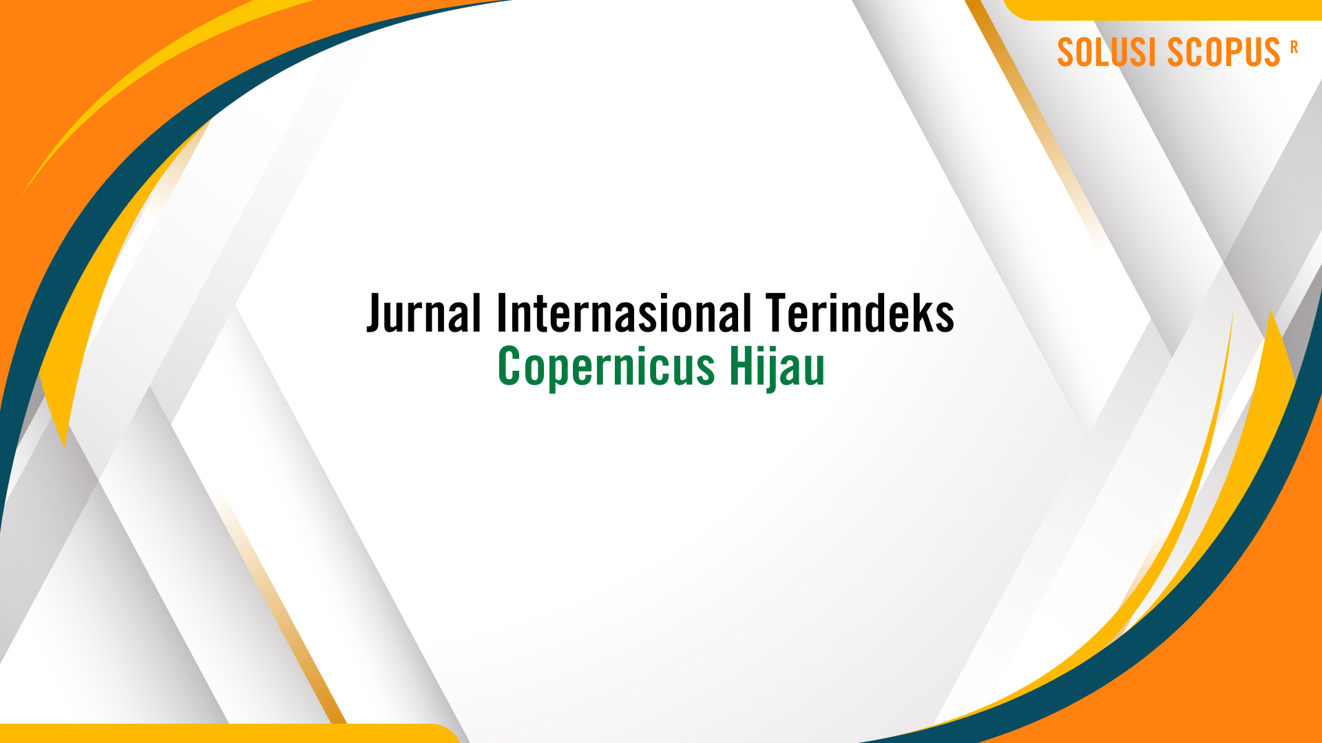 Jurnal Internasional Terindeks Copernicus hijau