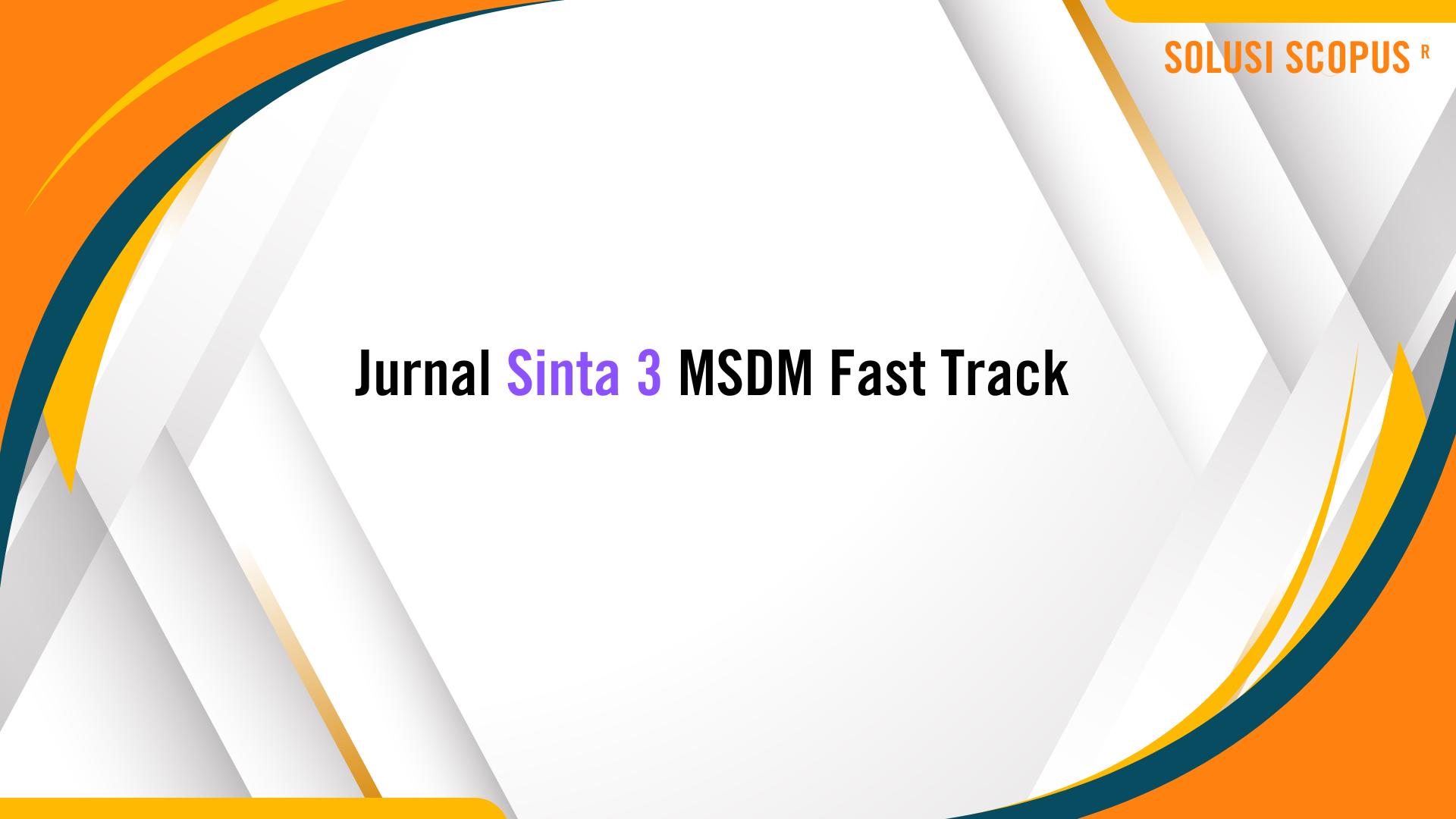 Jurnal Sinta 3 MSDM Fast Track