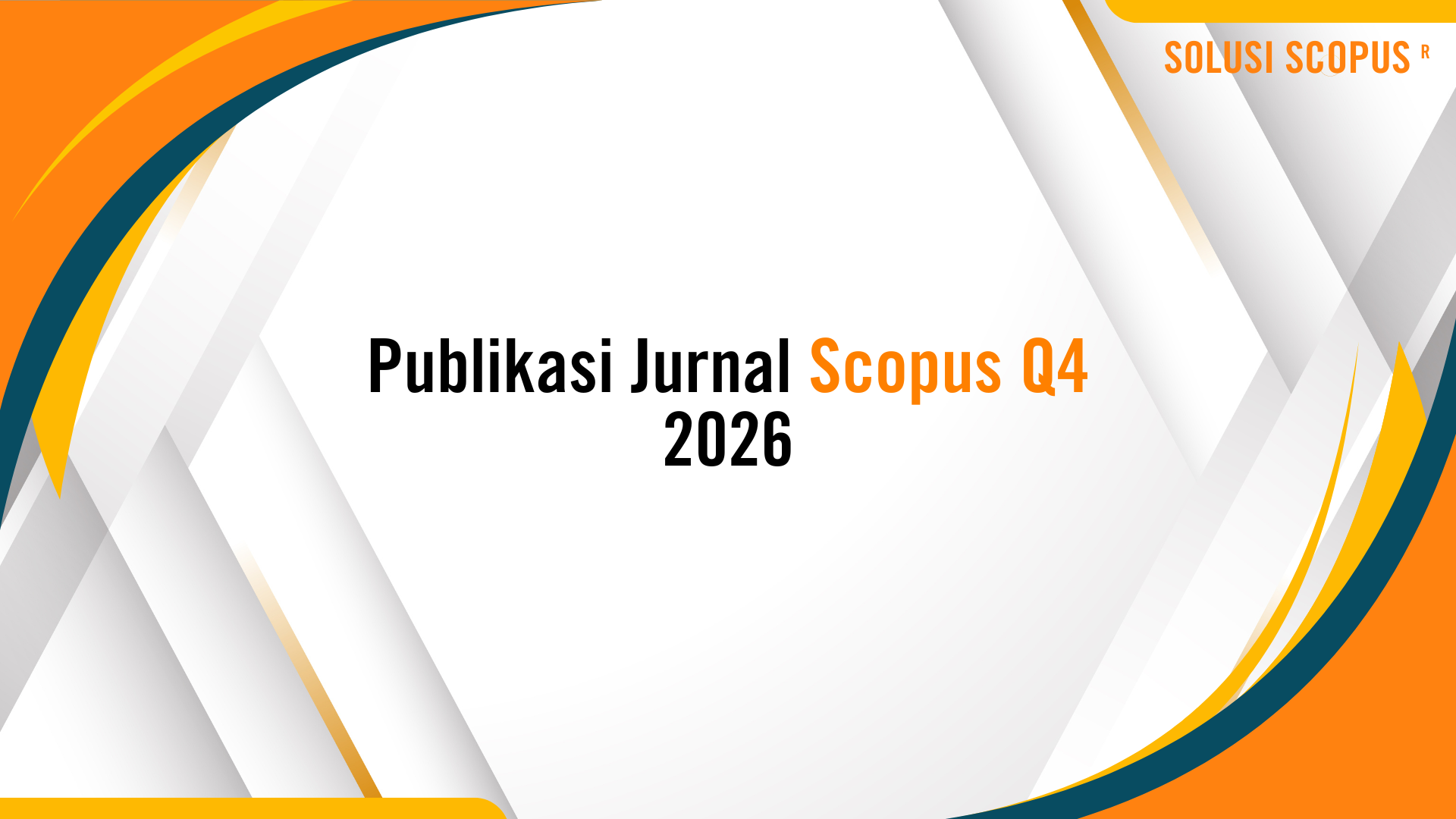 Publikasi Jurnal Scopus Q4 2026